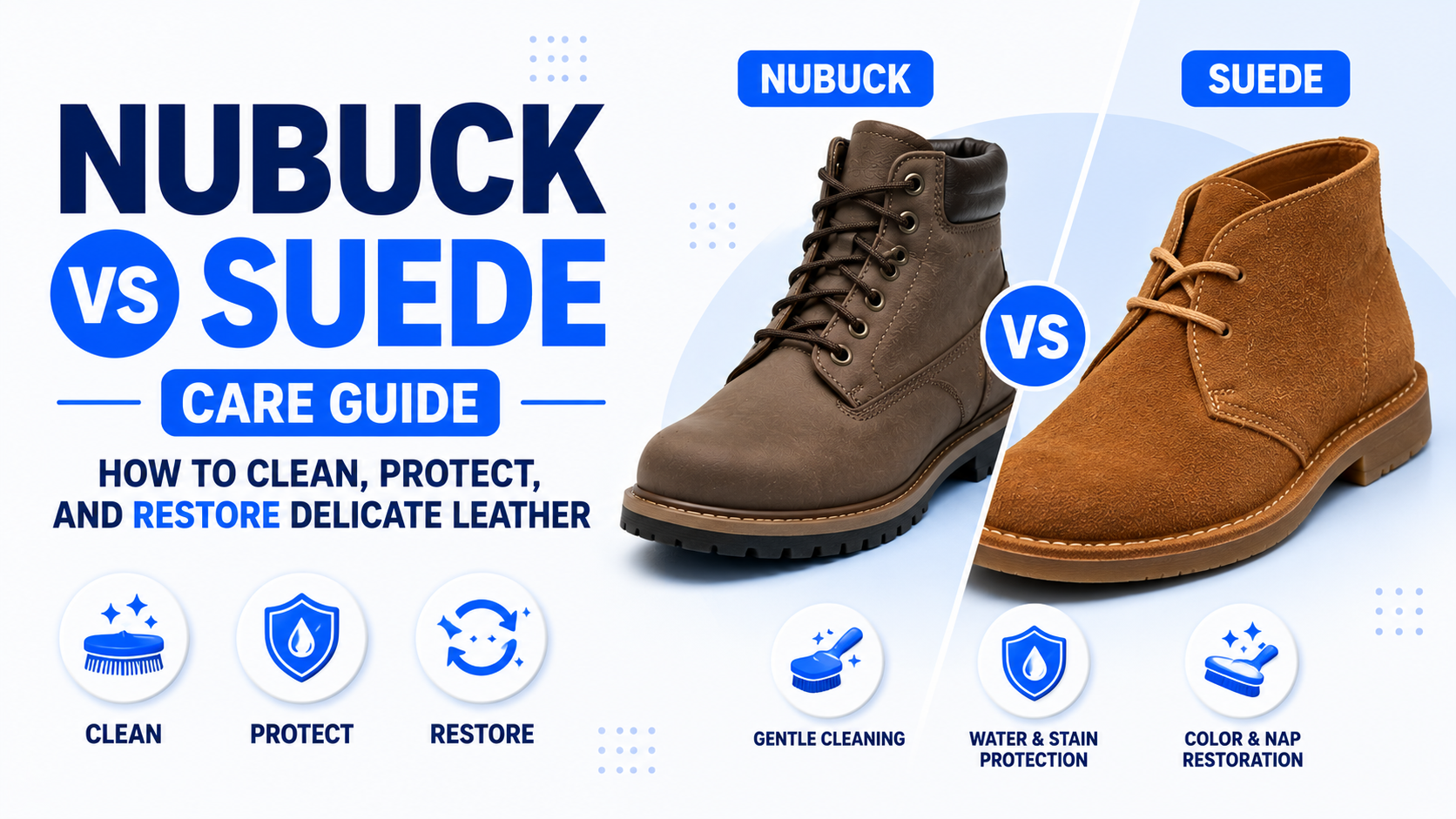 Nubuck vs Suede Care: How to Clean, Protect, and Restore Delicate Leather